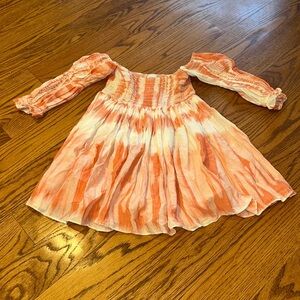 Misa Elle Girl’s Orange Tie Dye Dress Size 14